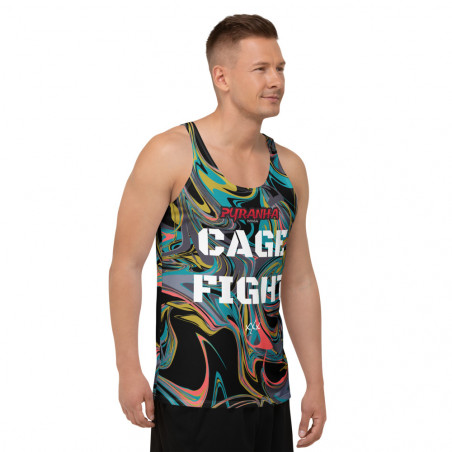 Pyranha MMA Funky Cage Fight Functional Tanktop